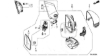 Replacement side mirror shell cover cap for Honda City 7th Gen 2021 to 2026